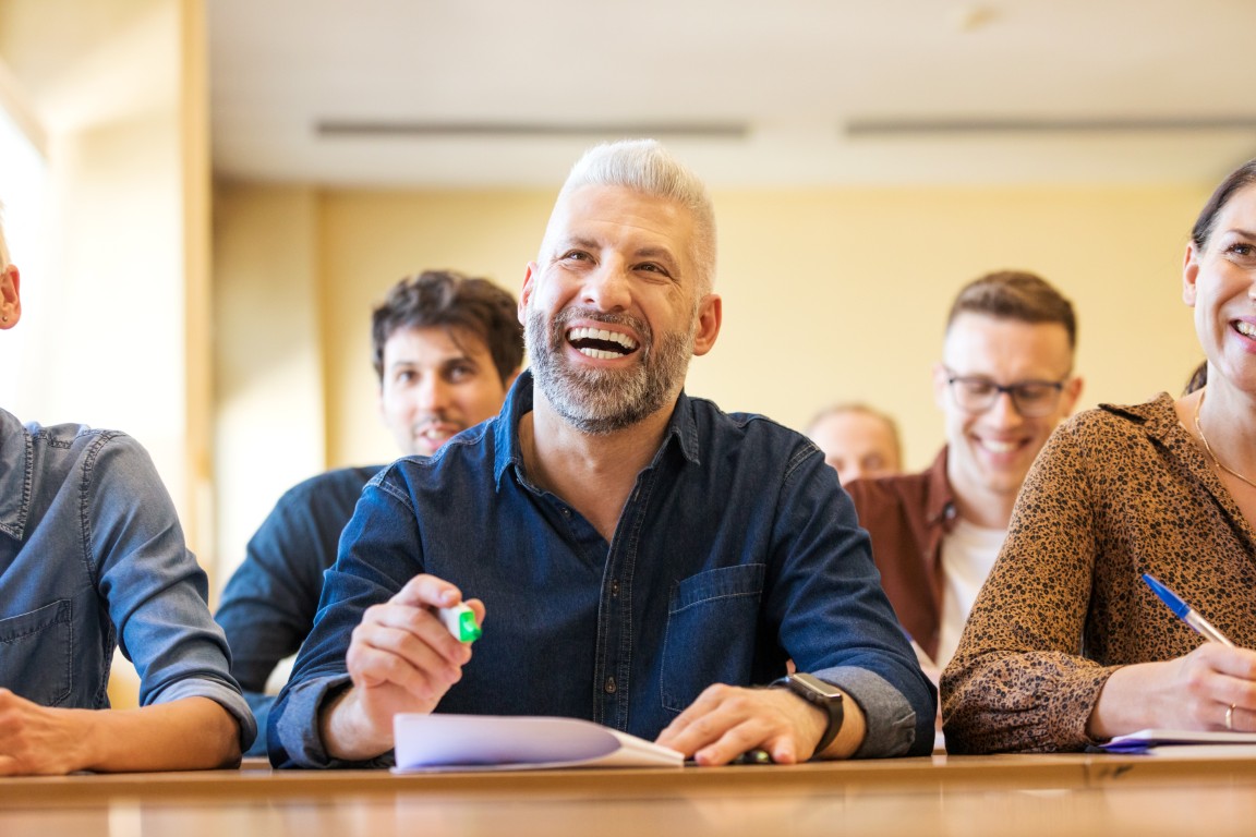 Adult student during In2Learning training